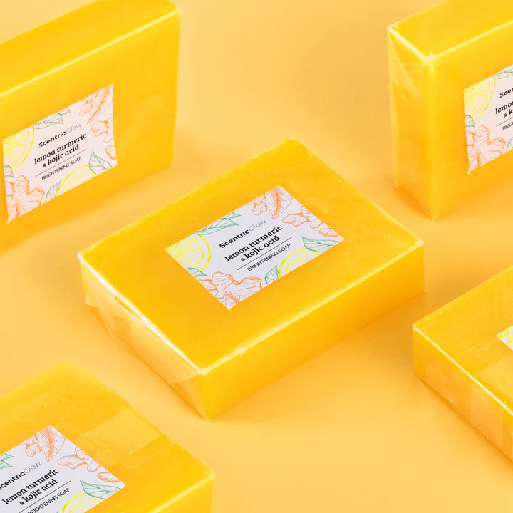 Savon éclaircissant au curcuma, citron et à l'acide kojique